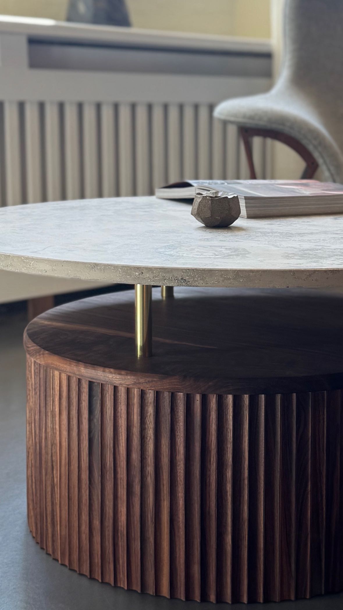Lounge Table AS80 - Walnut